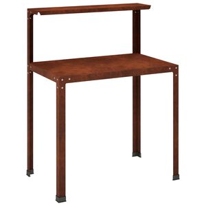 vidaXL St&oacute;ł do przesadzania 100 x 50 x 104 cm Stal kortenowska Rdzawy