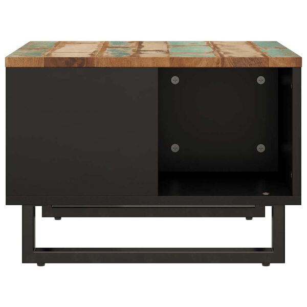 vidaXL Stolik kawowy, 60x50x35 cm, lite drewno z odzysku