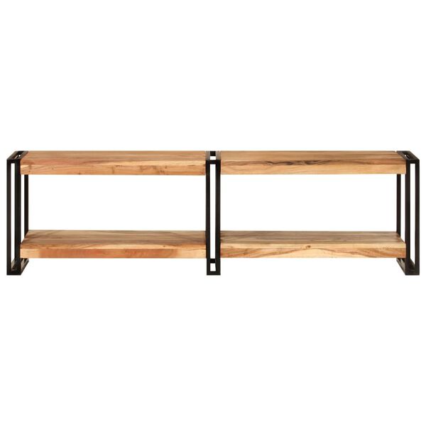 vidaXL Szafka pod TV, 140x30x40 cm, lite drewno akacjowe