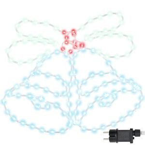 vidaXL Dzwonek Świąteczny Wielokolorowe 56 x 46 cm PVC