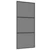 vidaXL Drzwi przesuwne 90 x 205 cm Szkło Hartowane i Aluminium
