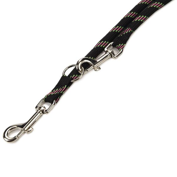 Beeztees Smycz treningowa dla psa, czarna, nylonowa, 200x1,3 cm 744013