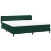 vidaXL Ł&oacute;żko typu Box Spring z materacami Ciemnozielone 180x220 cm