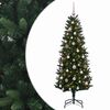 vidaXL Sztuczna choinka z bombkami 120 cm 150 LED Ciepła biel PE i PVC