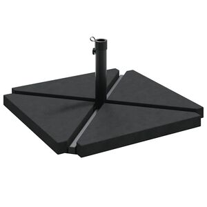 vidaXL 5-częściowy zestaw podstawy parasola ogrodowego granit i stal