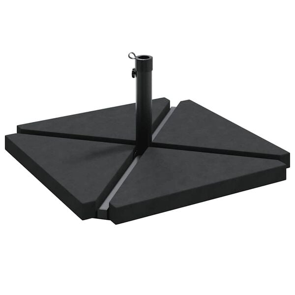 vidaXL 5-częściowy zestaw podstawy parasola ogrodowego granit i stal