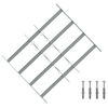 vidaXL Krata zabezpieczająca do okien z 4 poprzeczkami 3 pcs