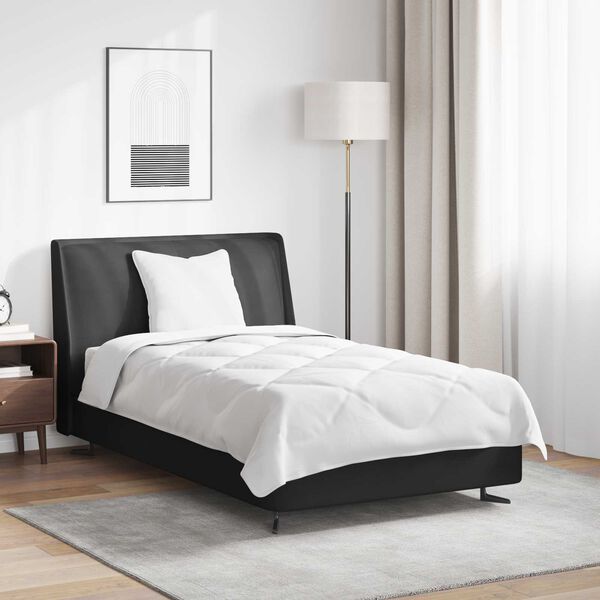 vidaXL Kołdra z poduszką 2 pcs Biały Mikrofibra