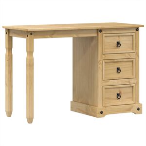 vidaXL Toaletka Corona, 110x47x75 cm, lite drewno sosnowe