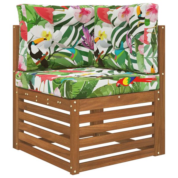 vidaXL Poduszka do sofy na zewnątrz 3 pcs kolorowy Poliester