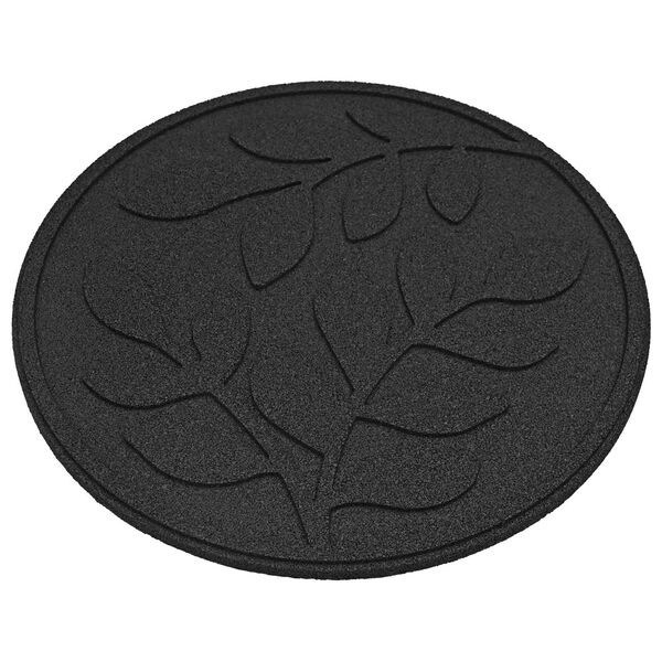 vidaXL Kamień kroczący 6 pcs Czarny &Oslash; 44 x 2 cm Guma