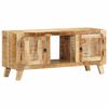 vidaXL Szafka RTV 105x46x32 cm Drewno lite Surowe Mango
