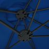 vidaXL Parasol ogrodowy na słupku aluminiowym, 460 x 270 cm, niebieski