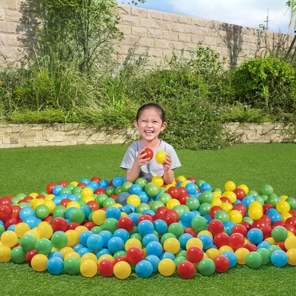 Bestway Piłeczki do basenu Splash and Play, 6,5 cm, 100 szt., kolorowe