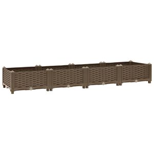 vidaXL Donica do podniesionej rabaty, 160x40x23 cm, polipropylen