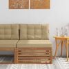 vidaXL Sofa środkowa na zewnątrz Lite Drewno Akacji Naturalny