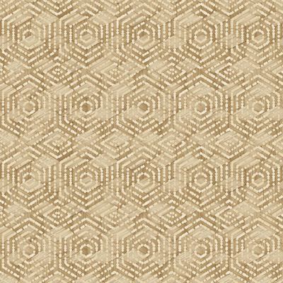 DUTCH WALLCOVERINGS Tapeta w geometryczny wzór, beżowa