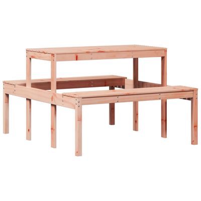 vidaXL Stół piknikowy, 110x134x75 cm, lite drewno daglezjowe