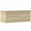 vidaXL Skrzynia, dąb sonoma, 90x35x35 cm, materiał drewnopochodny