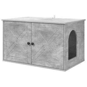 vidaXL Koty Dom Betonowy 85 x 55 x 50,5 cm Drewno inżynieryjne