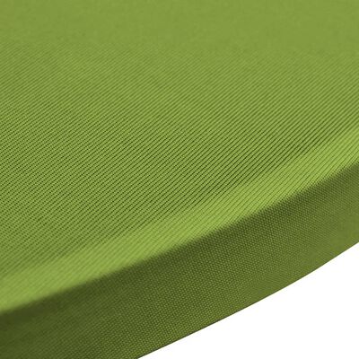 vidaXL Elastyczne pokrowce na stół, 4 szt., 80 cm, zielone