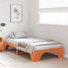 vidaXL Ramka łóżka Woskowy Brąz 90 x 190 cm Lite drewno sosnowe
