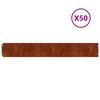 vidaXL Krawężnik do trawnika 10 szt. 15 x 103 cm Stal kortenowska