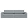 vidaXL Sofa Bed Jasnoszary 245 x 78 x 77 cm Aksamit