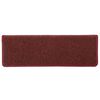 vidaXL Maty na schody 30 szt. 65x21x4 cm Bordeaux Rectangular Edge