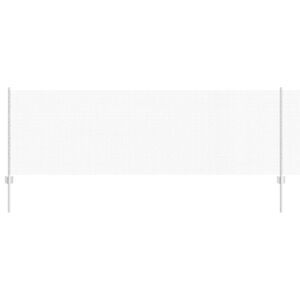 vidaXL Ogrodzenie z słupkiem Srebrny 0,8 x 50 m Stal