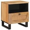 vidaXL Szafka Nocna Naturalny 40 x 33 x 46 cm Drewno z mango