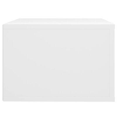 vidaXL Szafka nocna, wisząca, 50x36x25 cm, biała