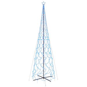 vidaXL Choinka stożkowa, 3000 niebieskich diod LED, 230x800 cm