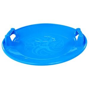 vidaXL Okrągły ślizgacz śnieżny, niebieski, 66,5 cm, PP
