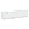 vidaXL Szafka pod TV, biała, 158,5x36x45 cm, materia drewnopochodny