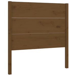 vidaXL Wezgłowie ł&oacute;żka, miodowy brąz, 106x4x100cm, lite drewno sosnowe