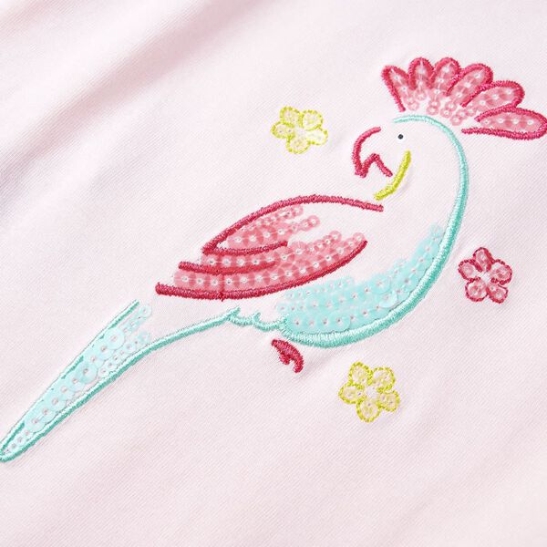 Dziecięca koszulka na ramiączkach, jasnor&oacute;żowa, 92