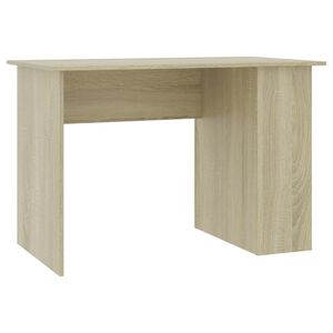 vidaXL Biurko, dąb sonoma, 110x60x73 cm, materiał drewnopochodny