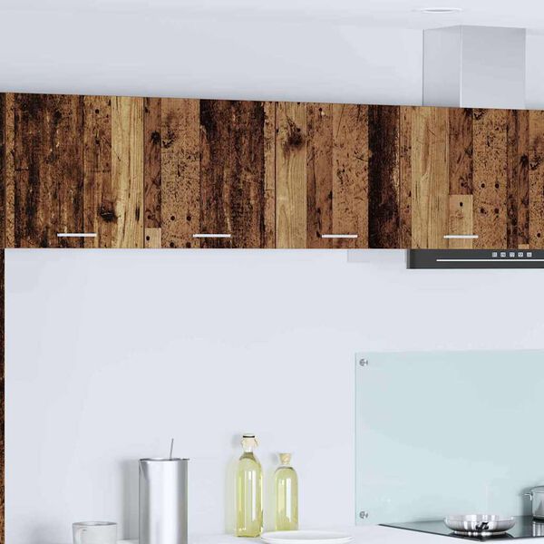 vidaXL Szafka wisząca z przechowywaniem Stare drewno 80 x 31 x 40 cm