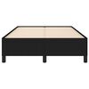 vidaXL Rama ł&oacute;żka bez materaca, czarna, 120x200 cm, obita tkaniną
