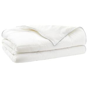 vidaXL Kołdra 140x220 cm Lato 200 GSM Wełna australijska Biały