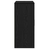 vidaXL Bufet Czarny Dąb 60 x 31 x 70 cm Materiał drewnopochodny