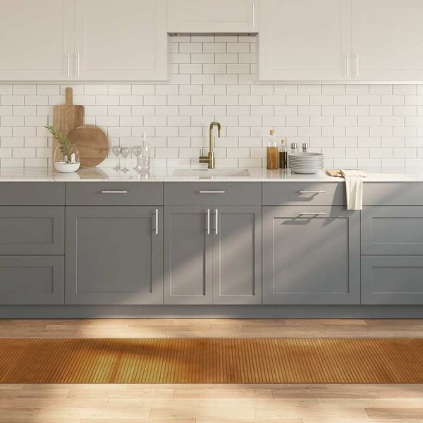 vidaXL Dywan prostokątny, brązowy, 60x400 cm, bambusowy