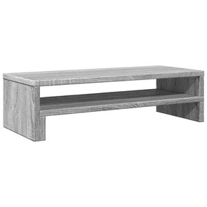 vidaXL Podstawka pod monitor, szary dąb sonoma, 54x22x15 cm