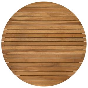 vidaXL Blat stołu &Oslash; 70 x 3,5 Okrągły Lite drewno teakowe naturalny