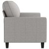 vidaXL Sofa 3-osobowa, jasnoszara, 180 cm, tapicerowana tkaniną