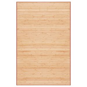 vidaXL Mata bambusowa na podłogę, 100 x 160 cm, brązowa