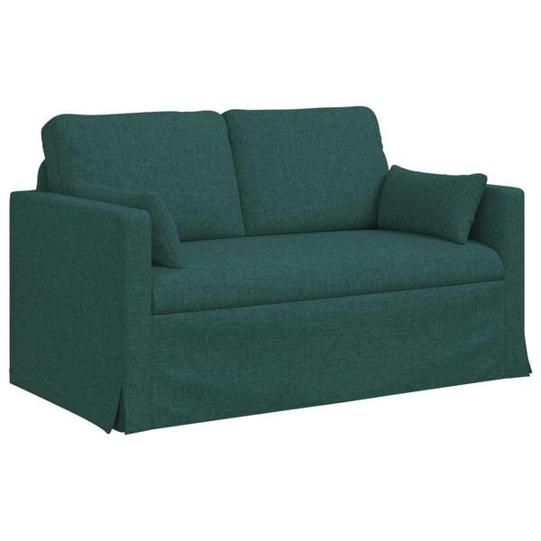 vidaXL Sofa Ciemna zieleń