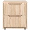 vidaXL Szafka nocna "VISNES" Dąb Sonoma 45x40x50 cm Drewno klejone