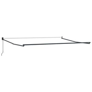 vidaXL Markiza chowana Antracyt 400 &times; 300 cm Aluminium